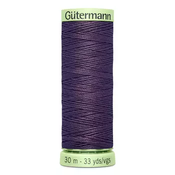 02 Нить Top Stitch для отстрочки, 30м, 100% п/э Gutermann 744506 (512 баклажан)