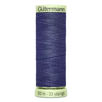 02 Нить Top Stitch для отстрочки, 30м, 100% п/э Gutermann 744506 (537 т.серо-синий джинс)