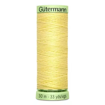 02 Нить Top Stitch для отстрочки, 30м, 100% п/э Gutermann 744506 (578 бледно-желтый)