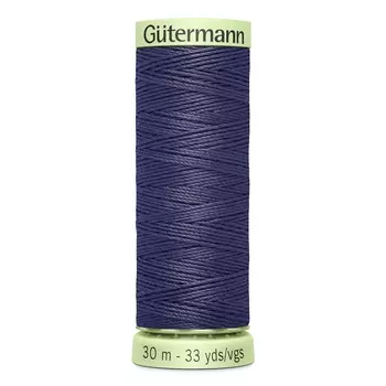 02 Нить Top Stitch для отстрочки, 30м, 100% п/э Gutermann 744506 (575 св.черничный)