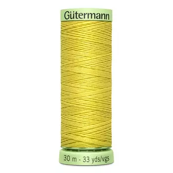 02 Нить Top Stitch для отстрочки, 30м, 100% п/э Gutermann 744506 (580 грушево-зеленый)