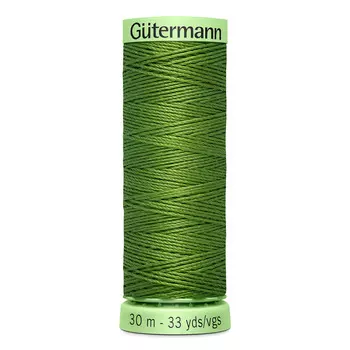 02 Нить Top Stitch для отстрочки, 30м, 100% п/э Gutermann 744506 (283 умеренный папортник)
