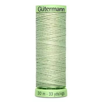 02 Нить Top Stitch для отстрочки, 30м, 100% п/э Gutermann 744506 (818 зеленый чай)