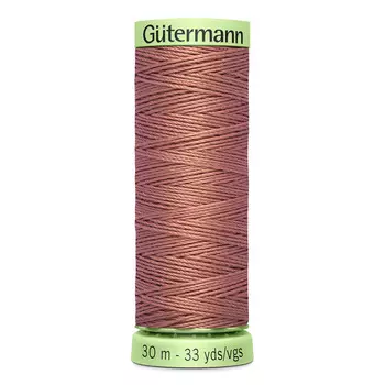 02 Нить Top Stitch для отстрочки, 30м, 100% п/э Gutermann 744506 (245 золотисто бежево-розовый)