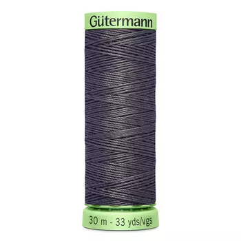 02 Нить Top Stitch для отстрочки, 30м, 100% п/э Gutermann 744506 (702 мышино-серый)