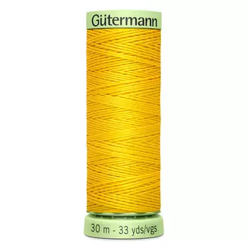 02 Нить Top Stitch для отстрочки, 30м, 100% п/э Gutermann 744506 (106 т.желтый)