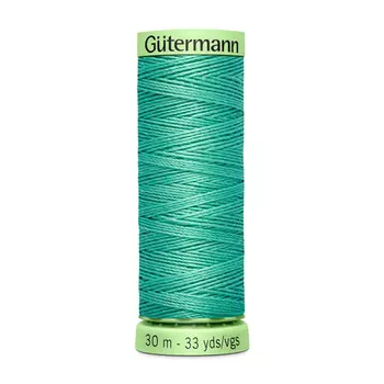 02 Нить Top Stitch для отстрочки, 30м, 100% п/э Gutermann 744506 (100 пастельно серо-зеленый)