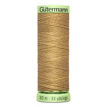 02 Нить Top Stitch для отстрочки, 30м, 100% п/э Gutermann 744506 (591 песочно-желтый)