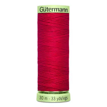 02 Нить Top Stitch для отстрочки, 30м, 100% п/э Gutermann 744506 (909 малиновый)