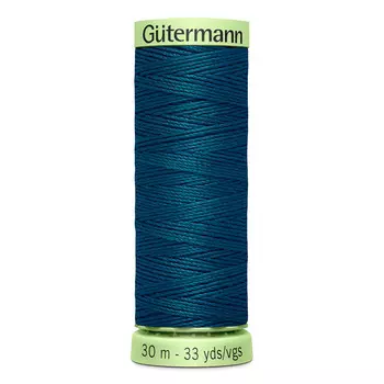 02 Нить Top Stitch для отстрочки, 30м, 100% п/э Gutermann 744506 (870 малахит)