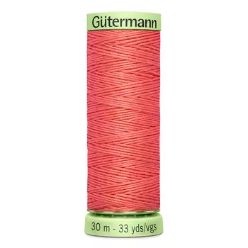 02 Нить Top Stitch для отстрочки, 30м, 100% п/э Gutermann 744506 (896 грейпфрутовый)