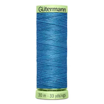 02 Нить Top Stitch для отстрочки, 30м, 100% п/э Gutermann 744506 (965 дымчато серо-голубой)