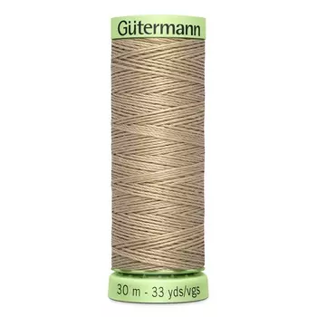 02 Нить Top Stitch для отстрочки, 30м, 100% п/э Gutermann 744506 (464 песочный)