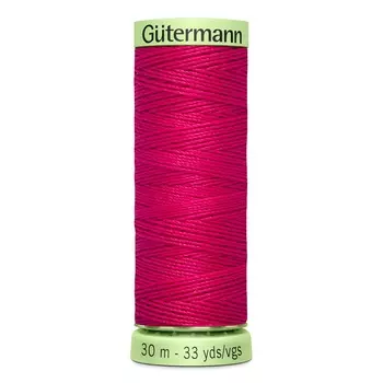 02 Нить Top Stitch для отстрочки, 30м, 100% п/э Gutermann 744506 (382 мальва)