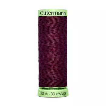 02 Нить Top Stitch для отстрочки, 30м, 100% п/э Gutermann 744506 (130 т.марсала)