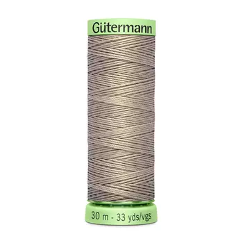 02 Нить Top Stitch для отстрочки, 30м, 100% п/э Gutermann 744506 (132 болотно-песочный)