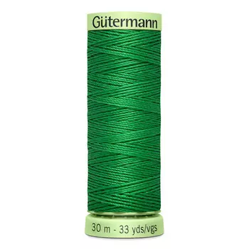 02 Нить Top Stitch для отстрочки, 30м, 100% п/э Gutermann 744506 (396 ярко-зеленый)