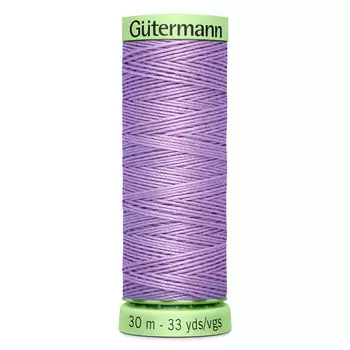 02 Нить Top Stitch для отстрочки, 30м, 100% п/э Gutermann 744506 (158 св.сиреневый)