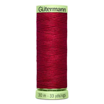 02 Нить Top Stitch для отстрочки, 30м, 100% п/э Gutermann 744506 (384 малиновый щербет)