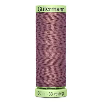 02 Нить Top Stitch для отстрочки, 30м, 100% п/э Gutermann 744506 (052 старая роза)
