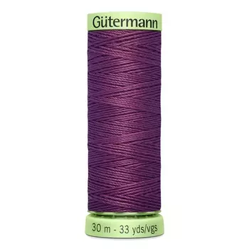 02 Нить Top Stitch для отстрочки, 30м, 100% п/э Gutermann 744506 (259 т.сиренево-розовый)