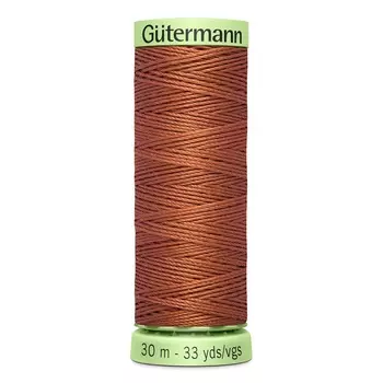 02 Нить Top Stitch для отстрочки, 30м, 100% п/э Gutermann 744506 (847 медно-коричневый)