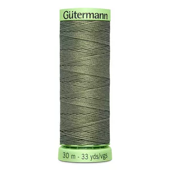 02 Нить Top Stitch для отстрочки, 30м, 100% п/э Gutermann 744506 (824 зеленый камуфляж)