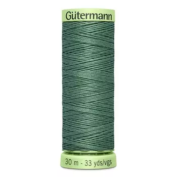 02 Нить Top Stitch для отстрочки, 30м, 100% п/э Gutermann 744506 (553 св.серо-зеленый)