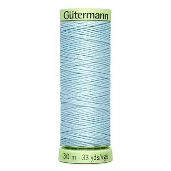 02 Нить Top Stitch для отстрочки, 30м, 100% п/э Gutermann 744506 (194 пастельно-голубой)
