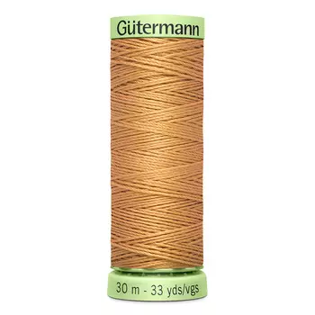 02 Нить Top Stitch для отстрочки, 30м, 100% п/э Gutermann 744506 (307 св.бежевая охра)