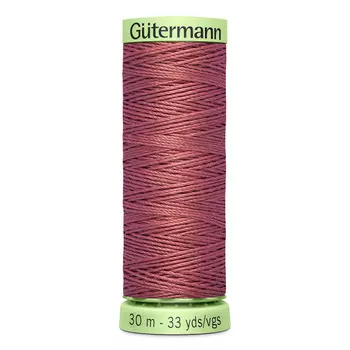 02 Нить Top Stitch для отстрочки, 30м, 100% п/э Gutermann 744506 (474 турецкий розовый)