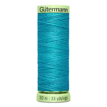 02 Нить Top Stitch для отстрочки, 30м, 100% п/э Gutermann 744506 (715 светло-зеленое море)