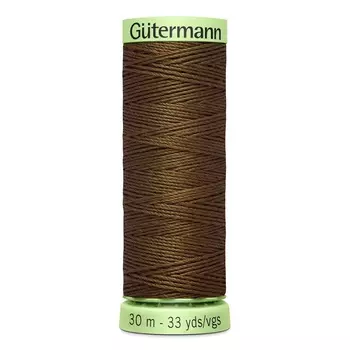 02 Нить Top Stitch для отстрочки, 30м, 100% п/э Gutermann 744506 (289 дижоская горчица)