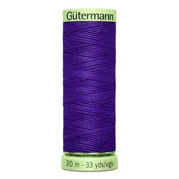 02 Нить Top Stitch для отстрочки, 30м, 100% п/э Gutermann 744506 (810 яркий василек)
