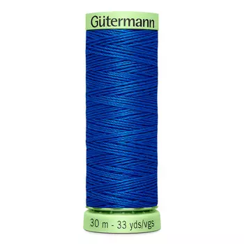 02 Нить Top Stitch для отстрочки, 30м, 100% п/э Gutermann 744506 (959 голубой королевский)