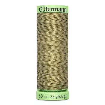 02 Нить Top Stitch для отстрочки, 30м, 100% п/э Gutermann 744506 (258 умеренно-болотный)