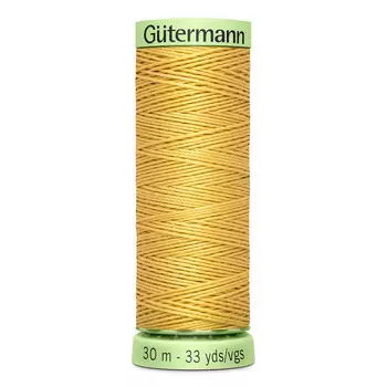 02 Нить Top Stitch для отстрочки, 30м, 100% п/э Gutermann 744506 (415 желтая охра)