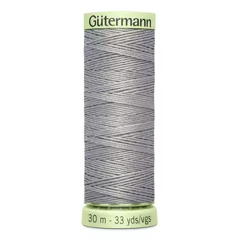 02 Нить Top Stitch для отстрочки, 30м, 100% п/э Gutermann 744506 (634 пепельно серовато-зеленый)