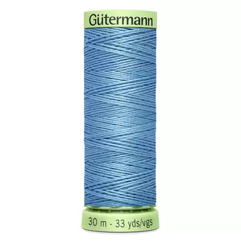 02 Нить Top Stitch для отстрочки, 30м, 100% п/э Gutermann 744506 (143 серо-голубой)