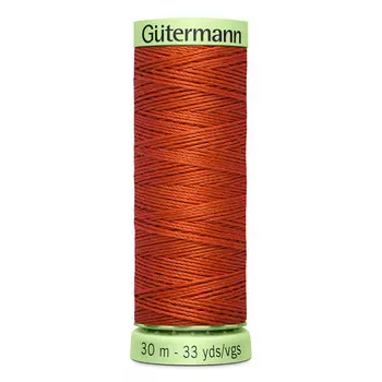 02 Нить Top Stitch для отстрочки, 30м, 100% п/э Gutermann 744506 (589 кирпичный)