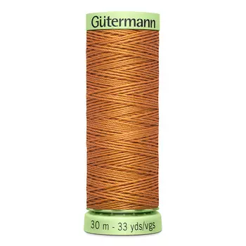 02 Нить Top Stitch для отстрочки, 30м, 100% п/э Gutermann 744506 (612 рыжая охра)