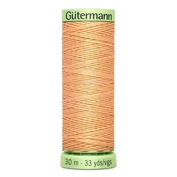 02 Нить Top Stitch для отстрочки, 30м, 100% п/э Gutermann 744506 (979 абрикос)