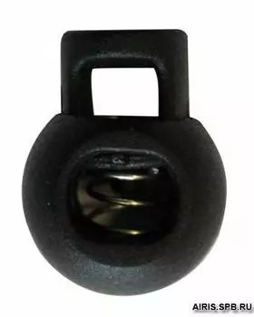 0305-3129 Стопор 'Шар' d=8,5мм, 22мм, пластик (черный)