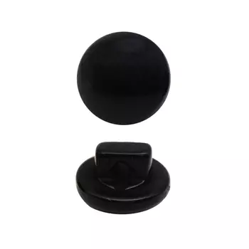 0311-0573B Пуговица на ножке 12L (черный)