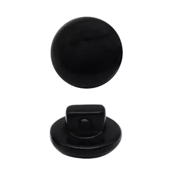 0311-0573C Пуговица на ножке 14L (черный)