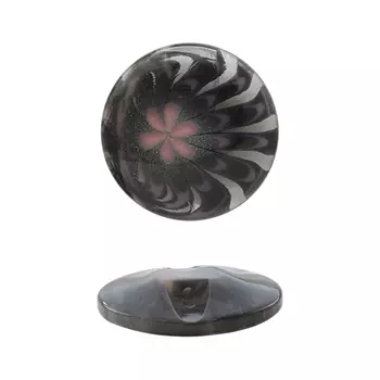 0311-1442A Пуговица 24L 24шт (C156 т.серый)