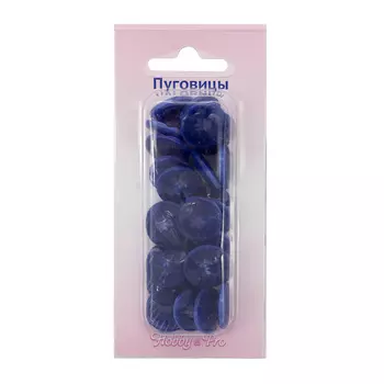 0311-1442A Пуговица 24L 24шт (C220 васильковый)