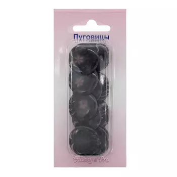 0311-1442В Пуговица 34L 12шт (C156 т.серый)