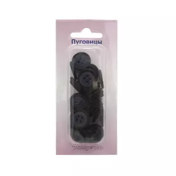 0313-1493А Пуговица 24L 36шт (С919 синий)