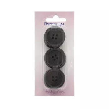 0314-2065D Пуговица 40L 12шт (C580 черный)